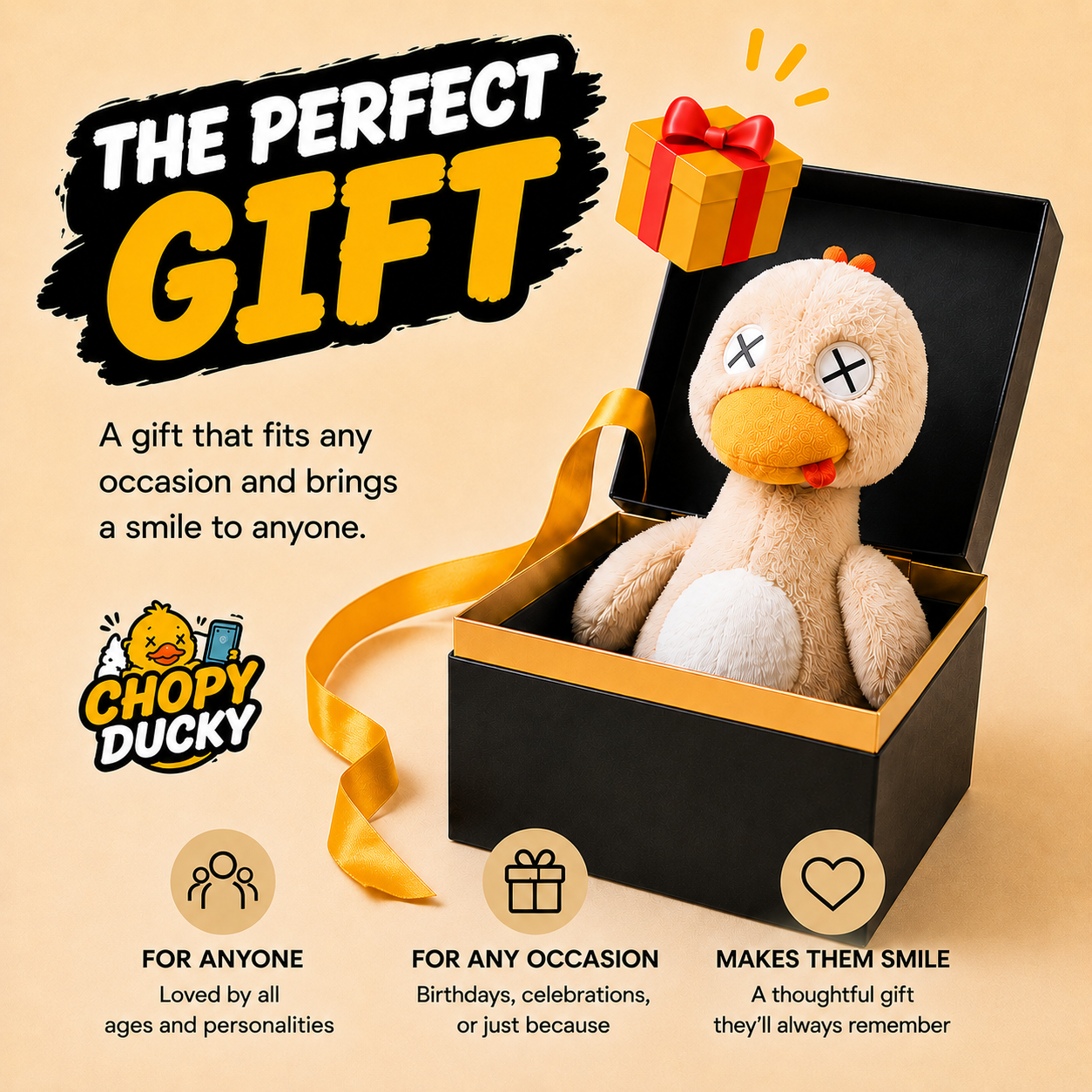 Funny magnetic duck plush gift